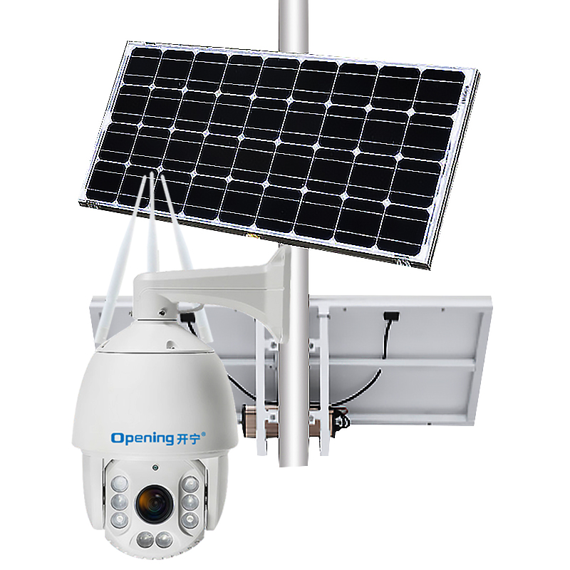 太阳能4G环境监测监控直播球机